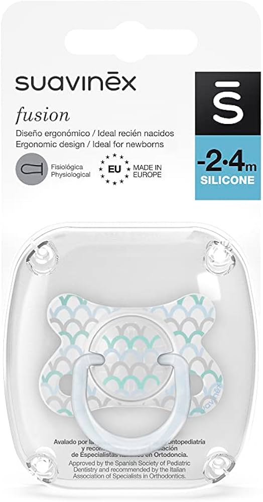Chupete  Fisiológico Silicona -2/4M MEM SCALE AZ I1