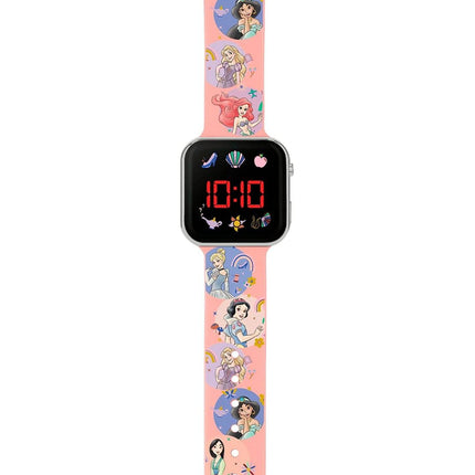 RELOJ PRINCESAS LED ROSADO