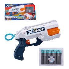 LANZADOR REFLEX 6 CON 12 DARDOS X-SHOT