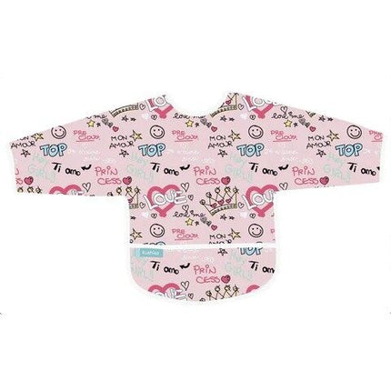 Babero Manga Larga CleanBib WP Bib w/slvs Pink Love Graffiti 2-4 yrs