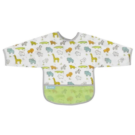 Babero Manga Larga CleanBib WP Bib w/slvs Safari 6-12m