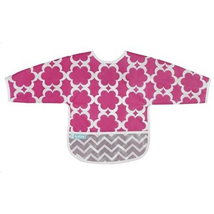 Babero Manga Larga CleanBib WP Bib w/slvs Modern Flowers 2-4 yrs