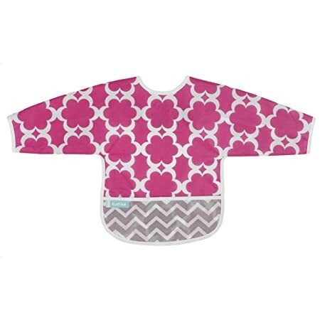 Babero Manga Larga CleanBib WP Bib w/slvs Modern Flowers 2-4 yrs