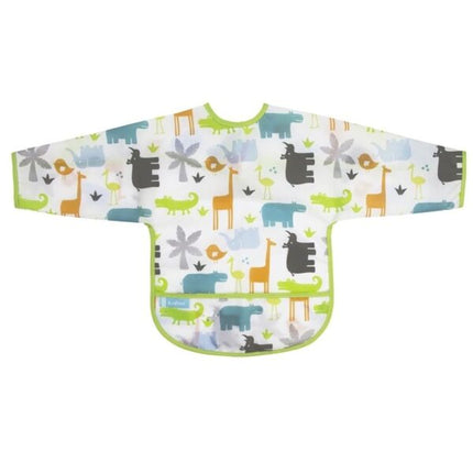 Babero Manga Larga CleanBib WP Bib w/slvs White Jungle 2-4 yrs