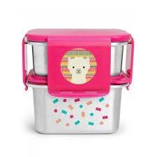 Zoo Contenedores Lunch Kit-Llama Acero inoxidable