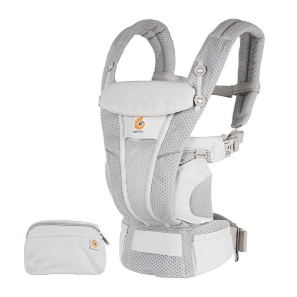 PORTABEBE OMNI BREEZE PEARL GREY (SOFTFLEX MESH)