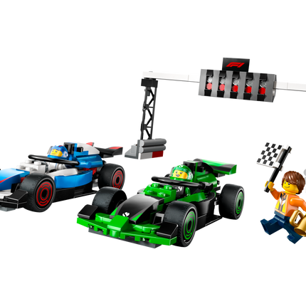 PARRILLA DE F1® CON AUTOS DE CARRERAS VCARB Y SAUBER