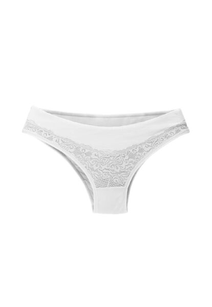 CALZÓN PARA EMBARAZADA CON ENCAJE XL BLANCO XL BLANCO