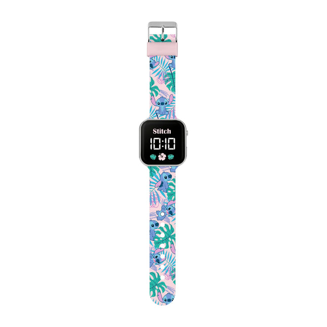 RELOJ LILO & STITCH LED CORREA IMPR