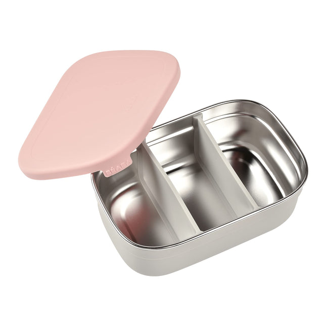 Lonchera de acero inoxidable rosado