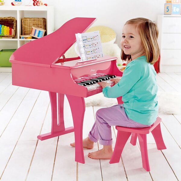 PIANO DE COLA ROSADO