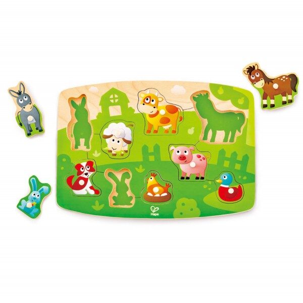 Farmyard peg puzzle