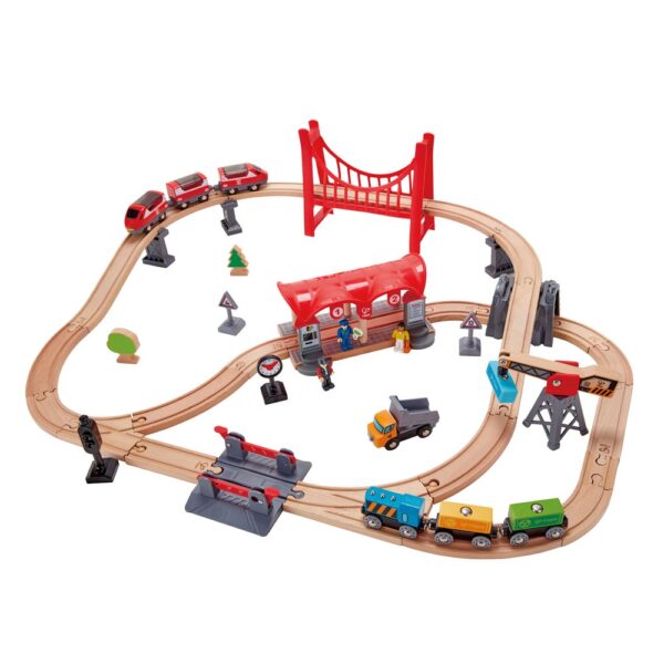 SET DE FERROCARRIL DE CIUDAD AJETREADA