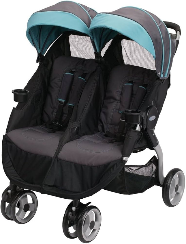 Coche Doble Graco FastAction Fold Duo Click Connect Stroller, Tidalwave