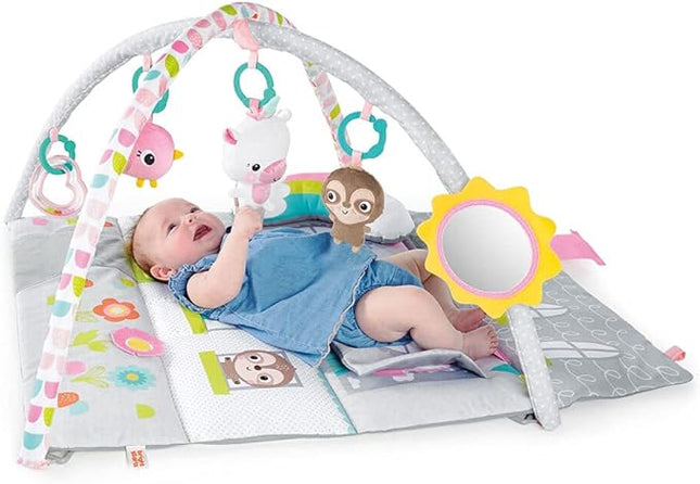 Gimnasio Bright Starts Floors of Fun Activity Gym & Dollhouse