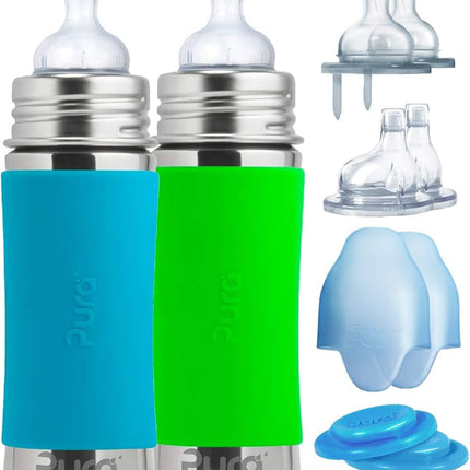 MAMADERA DE ACERO INOXIDABLE PURA KIKI 325ML