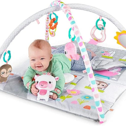 Gimnasio Bright Starts Floors of Fun Activity Gym & Dollhouse