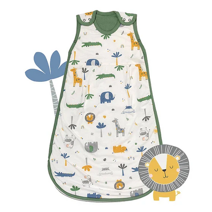 SAQUITO DE DORMIR  MANGA CORTA TOG 1 JUNGLE FRIENDS 0-6 MESES