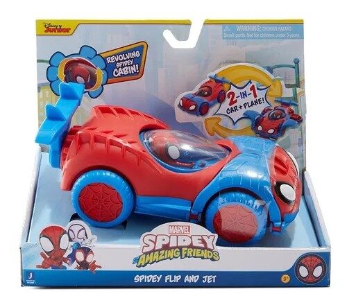 SPIDEY VEHÍCULO TRANSFORMACIÓN JET