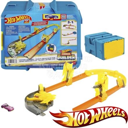 Hot Wheels Pista Caja Mediana de Acrobacias con Tematica