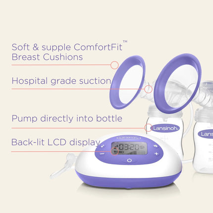 Extractor de leche Electrico Doble