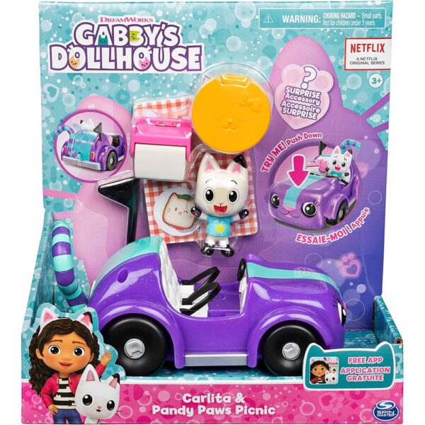 GABBY DOLLHOUSE AUTO CARLITA & PANDY