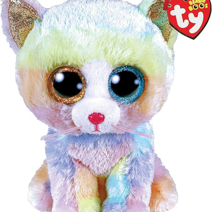 TY BEANIE BOOS HEATHER GATO UNICORNIO MULTICOLOR GRANDE