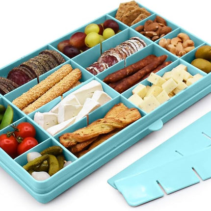 Caja Contenedora XL Para Snacks Azul