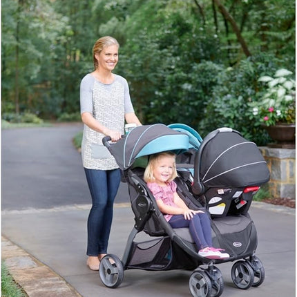Coche Doble Graco FastAction Fold Duo Click Connect Stroller, Tidalwave