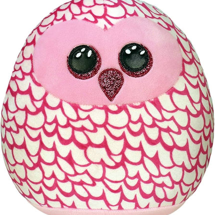 TY SQUISH-A-BOOS PINKY BÚHO ROSA REGULAR