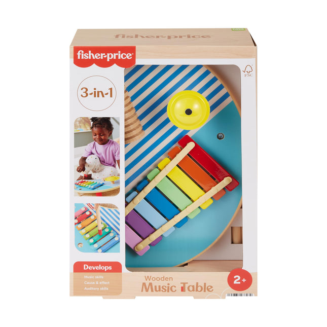 Fisher-Price Mesa Musical de Actividades de Madera