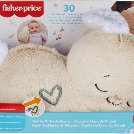 Fisher-Price Baby Juguete para Bebés Conejito Hora de Dormir para Recién Nacidos en adelante.