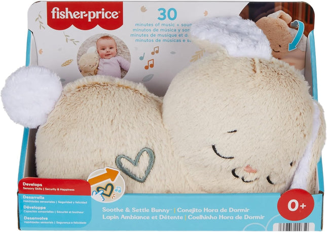 Fisher-Price Baby Juguete para Bebés Conejito Hora de Dormir para Recién Nacidos en adelante.
