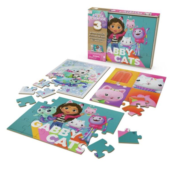GABBY 3 PUZZLES MADERA 24 PIEZAS
