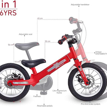 BICICLETA SMARTRIKE EVOLUTIVA XTEND MG RED