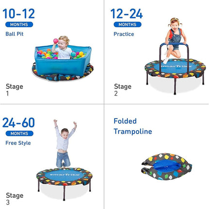 FOLDING TRAMPOLINE 2 EN 1