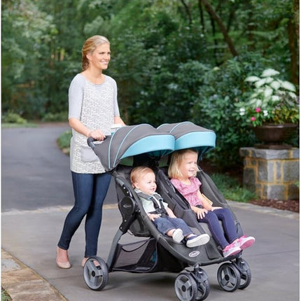 Coche Doble Graco FastAction Fold Duo Click Connect Stroller, Tidalwave