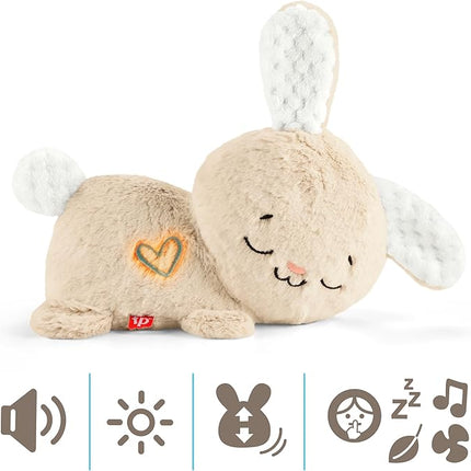 Fisher-Price Baby Juguete para Bebés Conejito Hora de Dormir para Recién Nacidos en adelante.