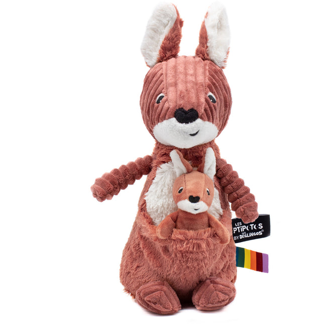 Allezou Canguro Mamá Y Bebé - Terracota