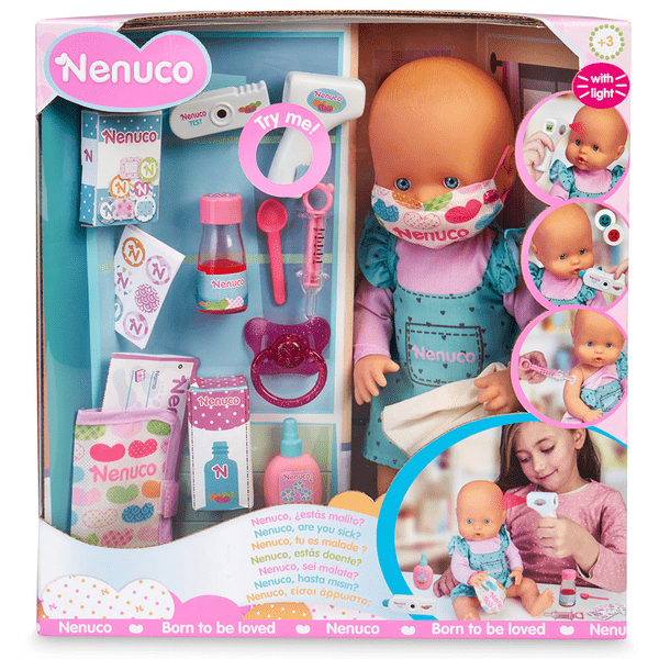 MUÑECA NENUCO ¿ESTAS ENFERMA? DE 35 CMS