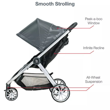 Coche Travel System B-Lively/B-Safe Gen2Flexfit Fog