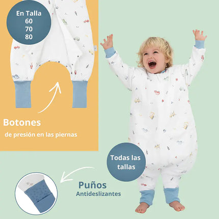 Saquito de Dormir con Pies VEHICLES DreamBag