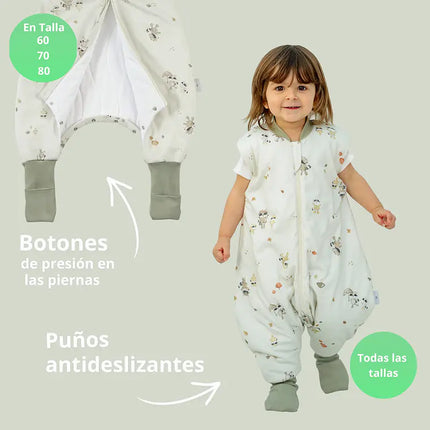 Saquito de Dormir con Pies AUTUM SPLASH DreamBag