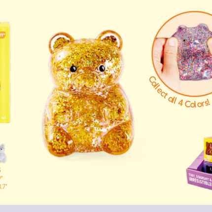 Glitter Bear Squish Set