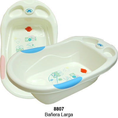 Bañera Larga ( ros/blan - celes/blan