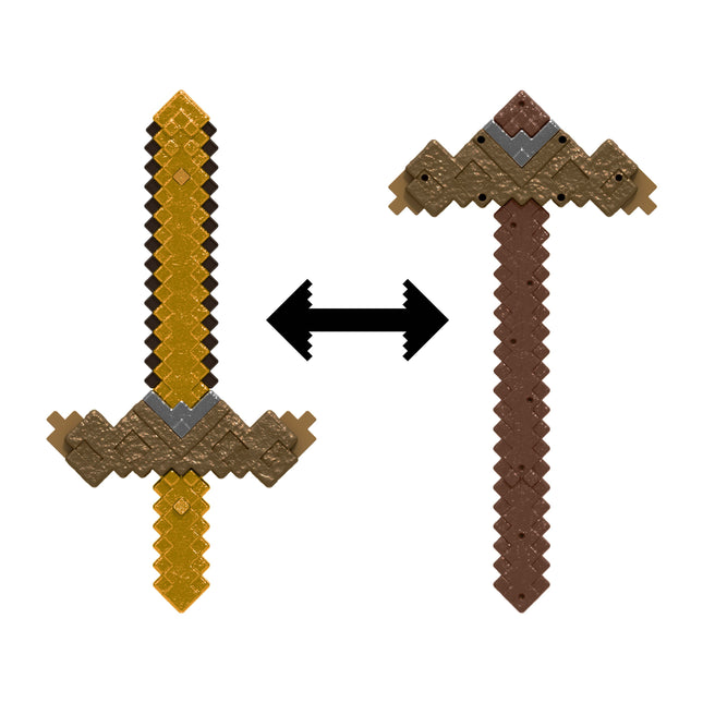Minecraft Espada‑Pico Transformable Versión Inventor