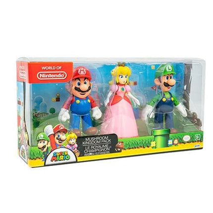 PACK FIG. NTD SUPER MARIO MUSHROOM KINGDOM X3 4