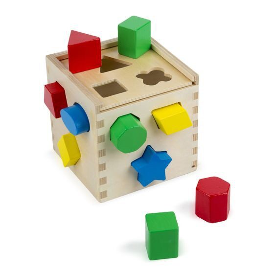 Cubo de encaje - figuras y colores