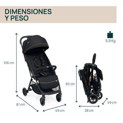 Coche compacto Glee uneven black