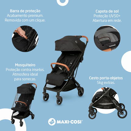 COCHE TRAVEL SYSTEM EVA3 ESSENTIAN BLACK